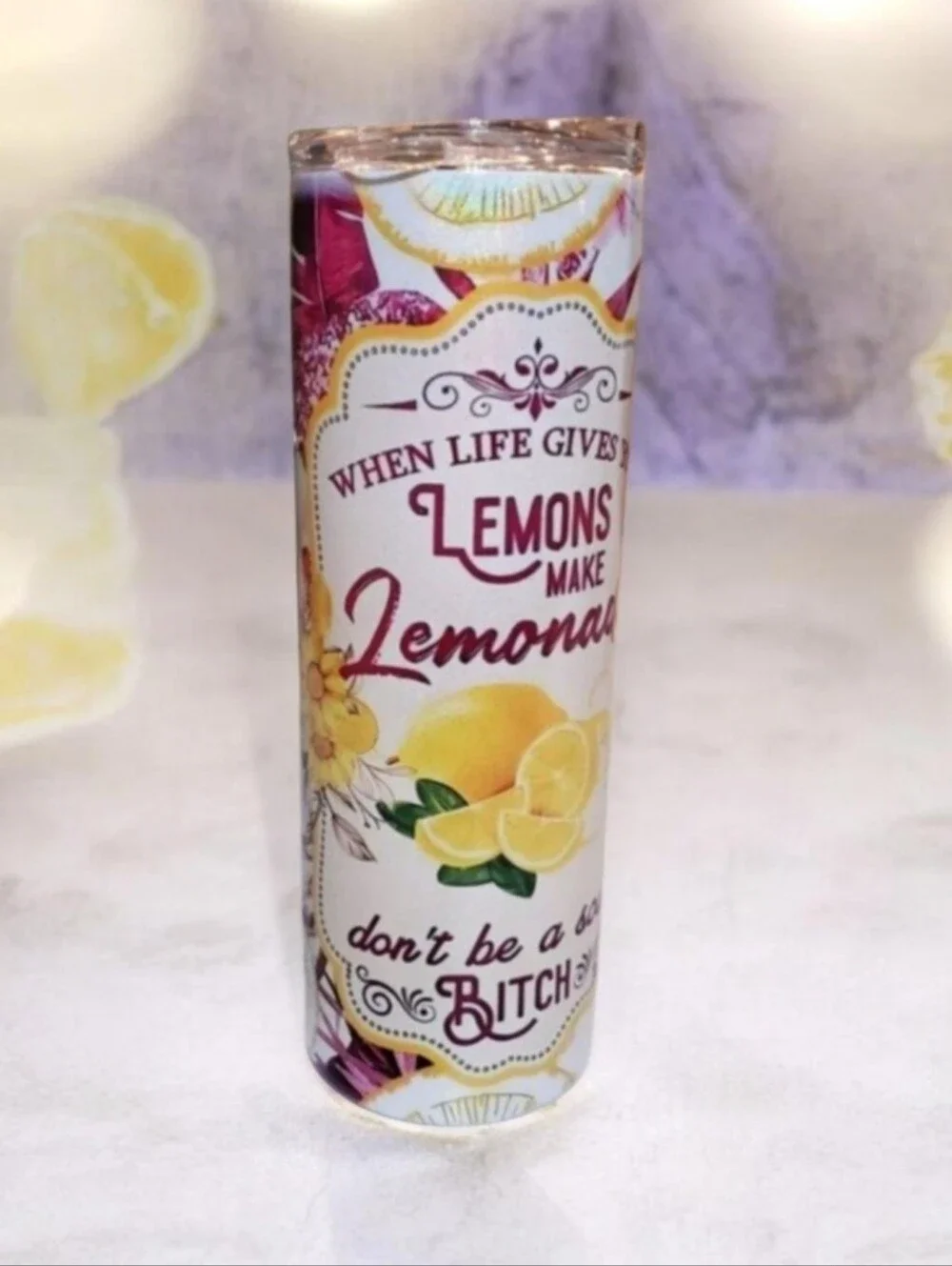 When Life Gives You Lemons  20oz Tumbler 🎉sale